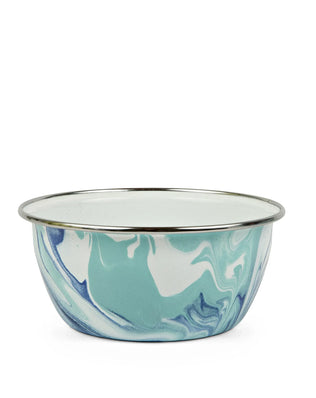 LG61S4 - Lagoon Salad Bowls - Set of 4 - Golden Rabbit Enamelware