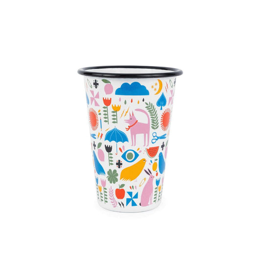 Lisa Congdon x CCH 14 oz Tumbler, Pink Dog