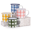Max Humphrey x CCH Gingham 12 oz Mugs, Set of 4