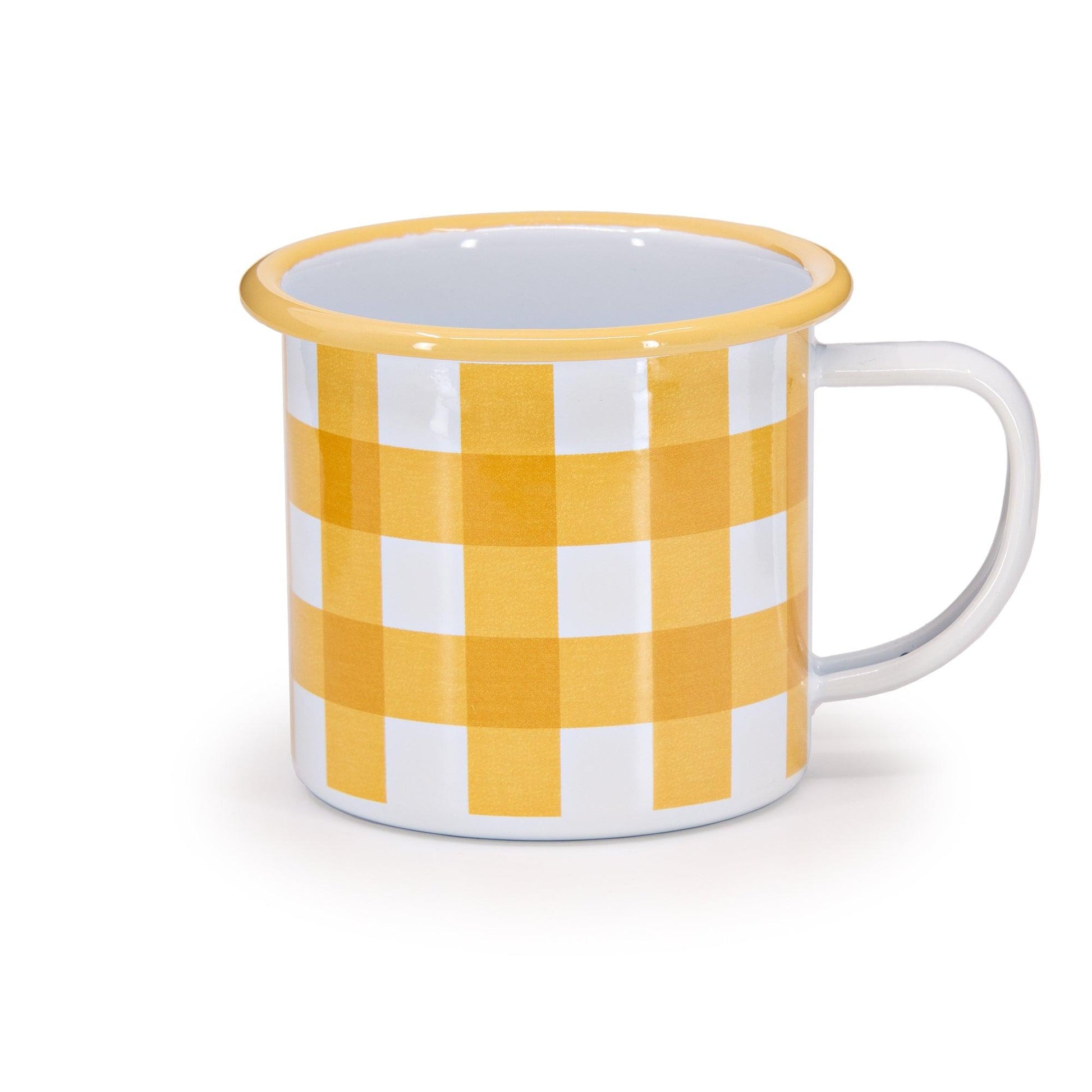 Max Humphrey x CCH Gingham 12 oz Mugs, Set of 4