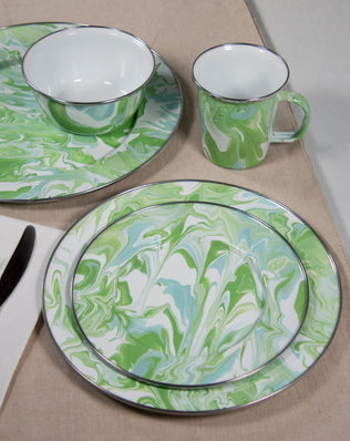 MM18 - Modern Monet Catering Bowl - Golden Rabbit Enamelware