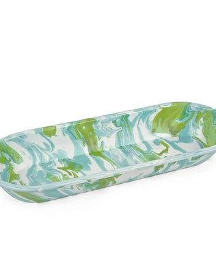 MM10 - Modern Monet Oval Basket - Golden Rabbit Enamelware