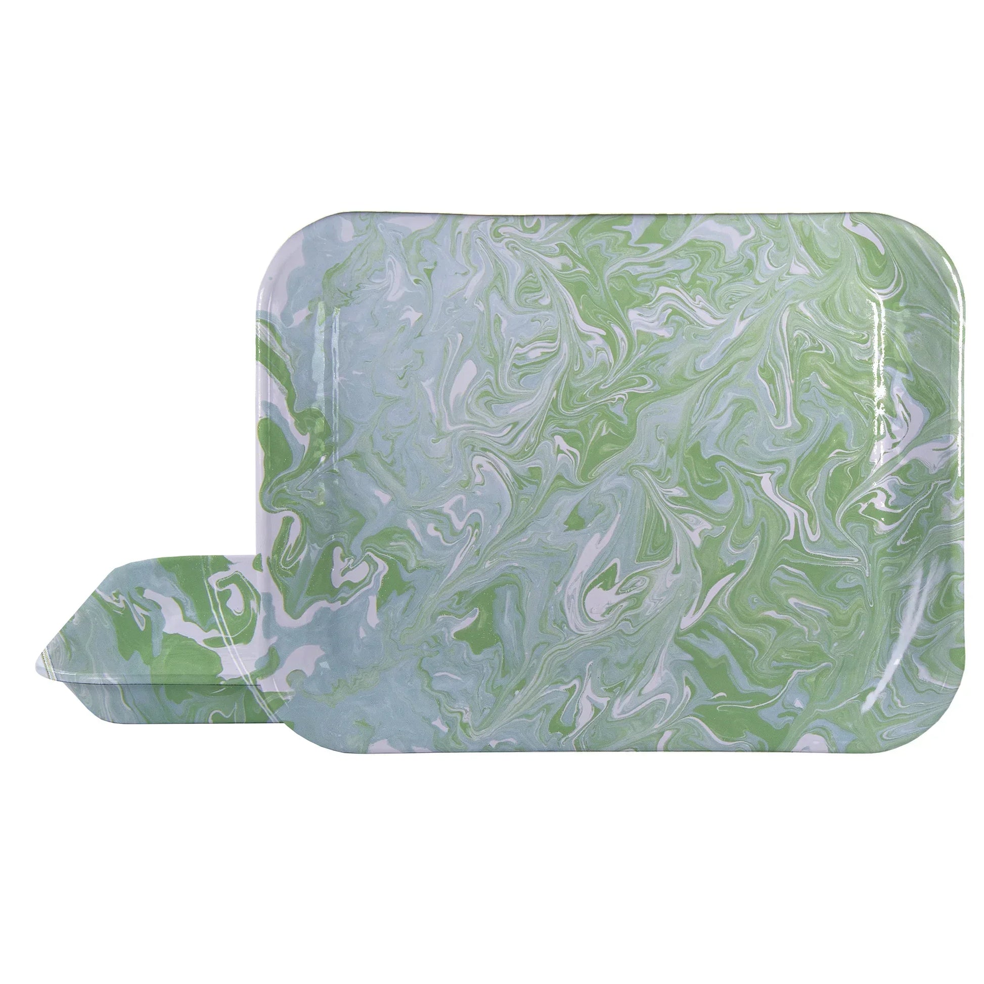 MM58S2 - Set of 2 Modern Monet Quarter Sheets - Golden Rabbit Enamelware