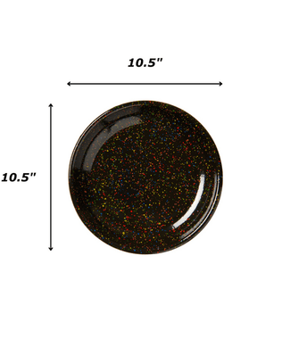 Rainbow Falls Coupe Dinner Plates, Set of 4
