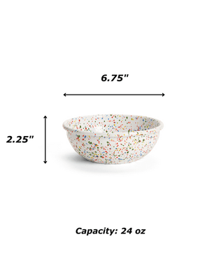 Rainbow Falls 24 oz Cereal Bowls, Set of 4