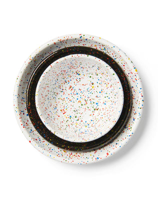 Rainbow Falls Coupe Dinner Plates, Set of 4