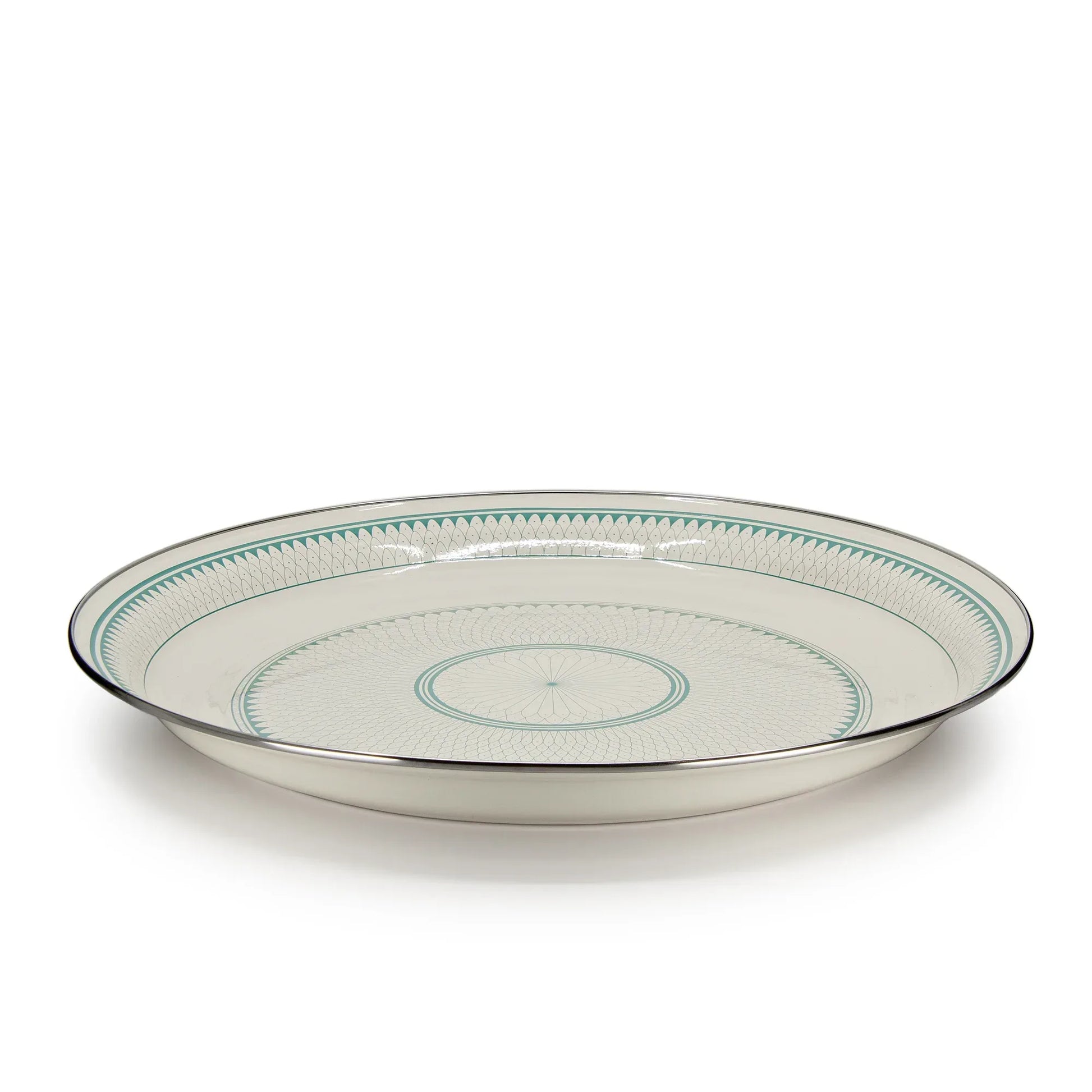 {{ variant.sku }} - Aegean Sevilla Large Tray - Golden Rabbit Enamelware