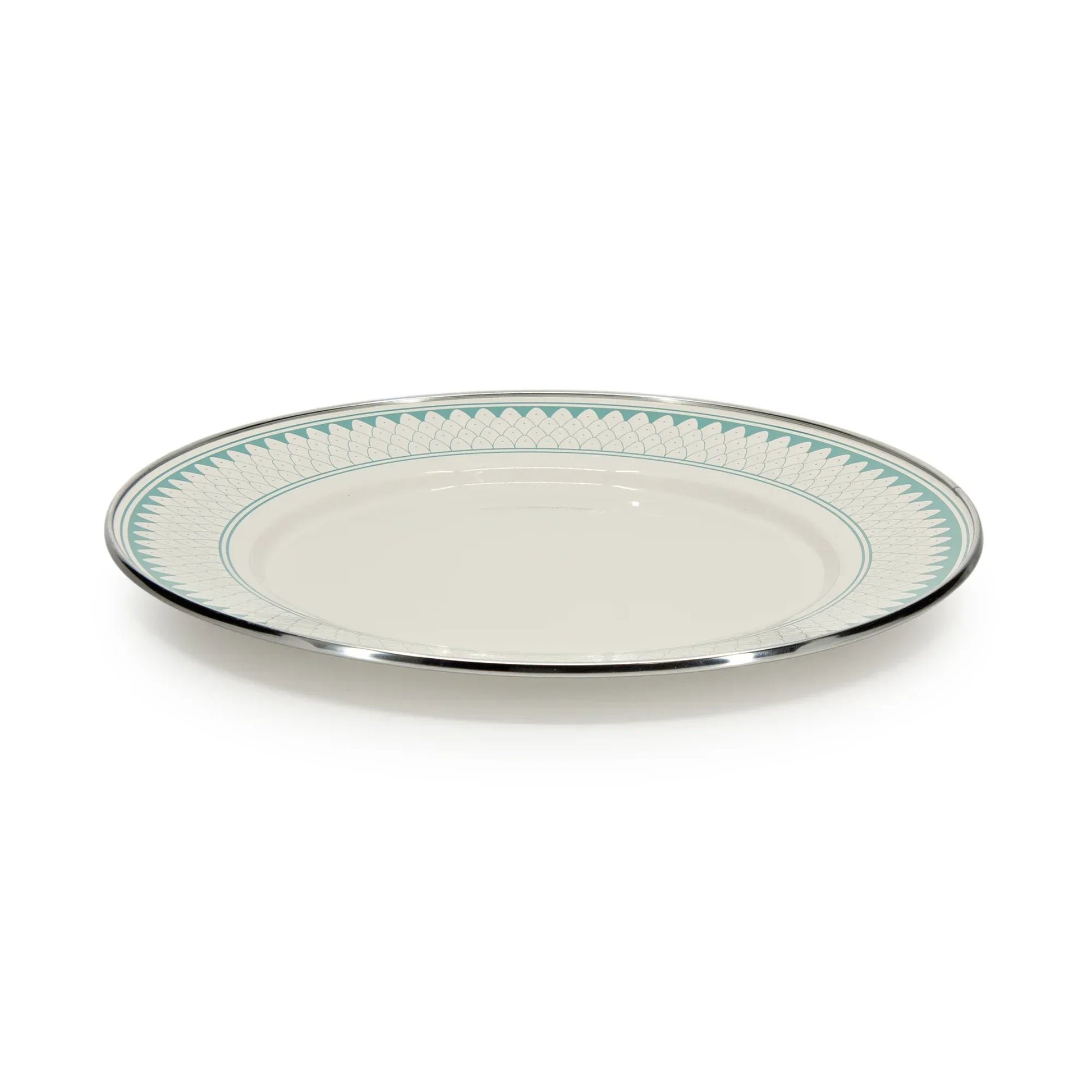 {{ variant.sku }} - Aegean Sevilla Dinner Plates - Set of 4 - Golden Rabbit Enamelware