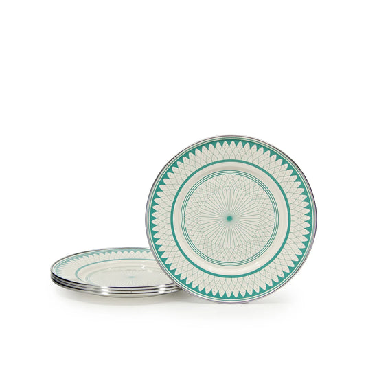 {{ variant.sku }} - Aegean Sevilla Sandwich Plates- Set of 4 - Golden Rabbit Enamelware