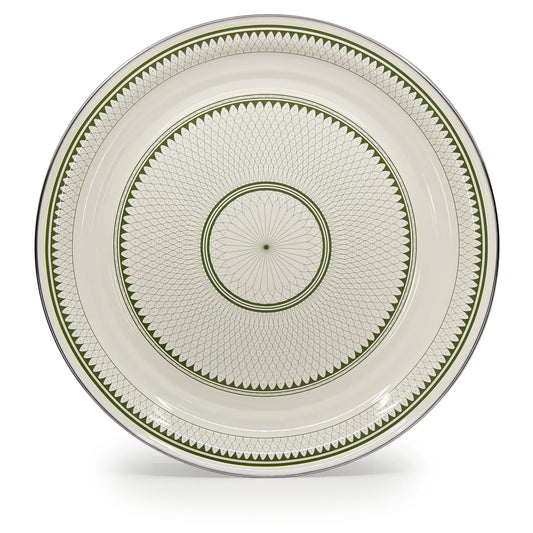 {{ variant.sku }} - Olive Sevilla Large Tray - Golden Rabbit Enamelware