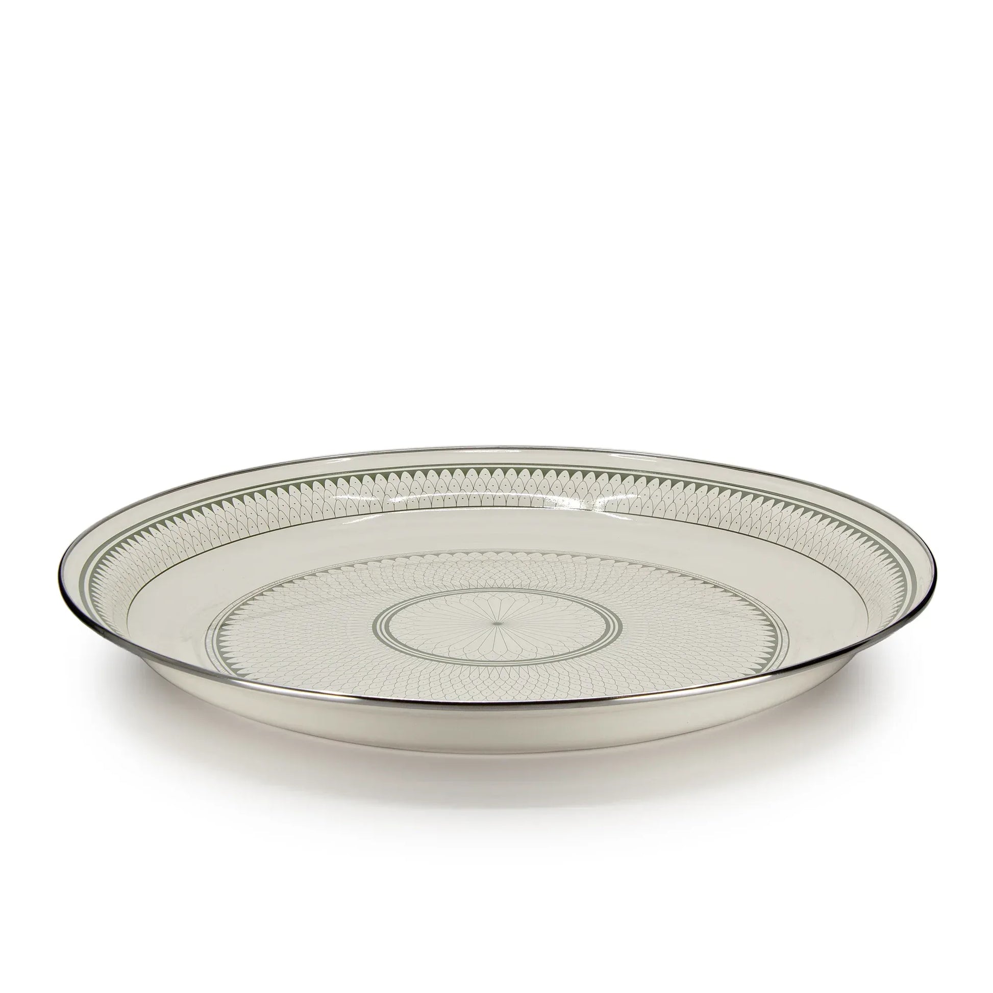 {{ variant.sku }} - Olive Sevilla Large Tray - Golden Rabbit Enamelware