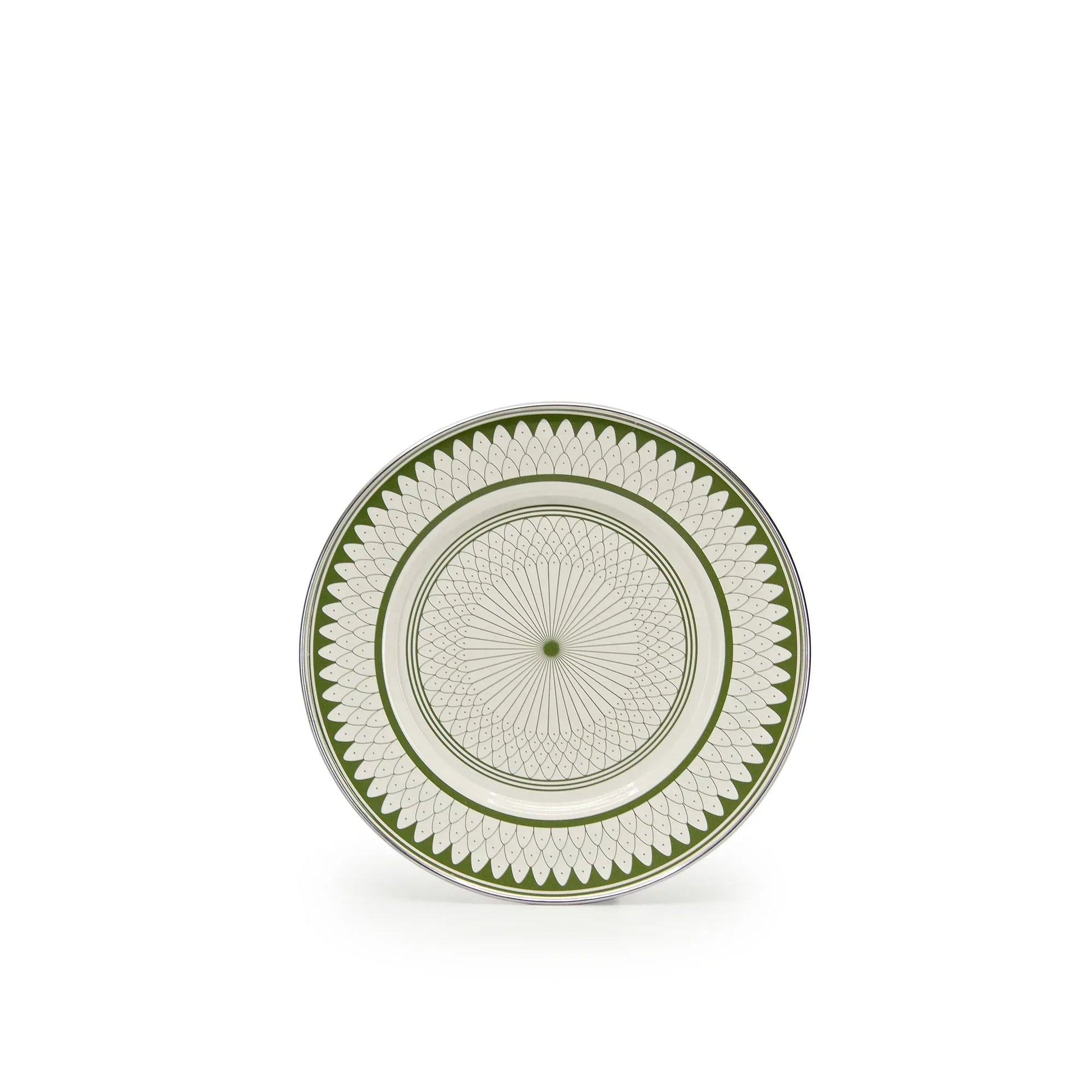 {{ variant.sku }} - Olive Sevilla Sandwich Plates - Set of 4 - Golden Rabbit Enamelware
