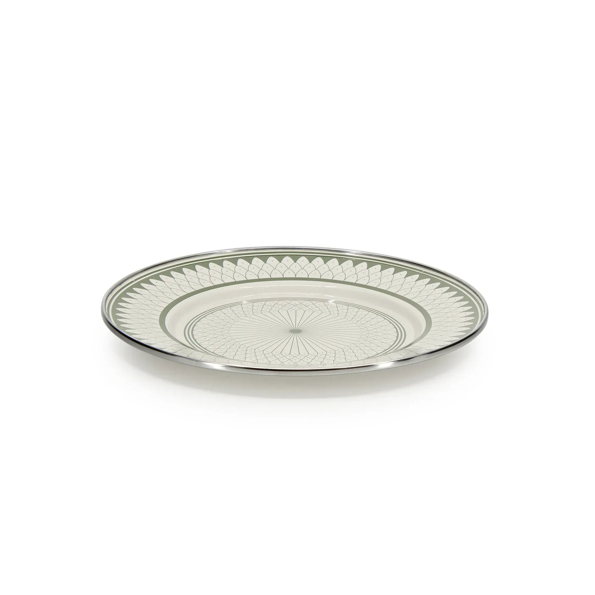 {{ variant.sku }} - Olive Sevilla Sandwich Plates - Set of 4 - Golden Rabbit Enamelware