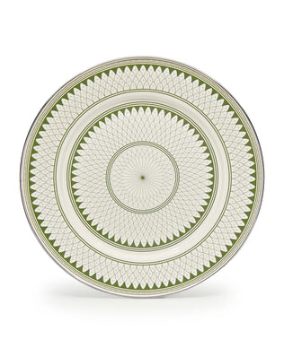 {{ variant.sku }} - Olive Sevilla Chargers - Set of 2 - Golden Rabbit Enamelware
