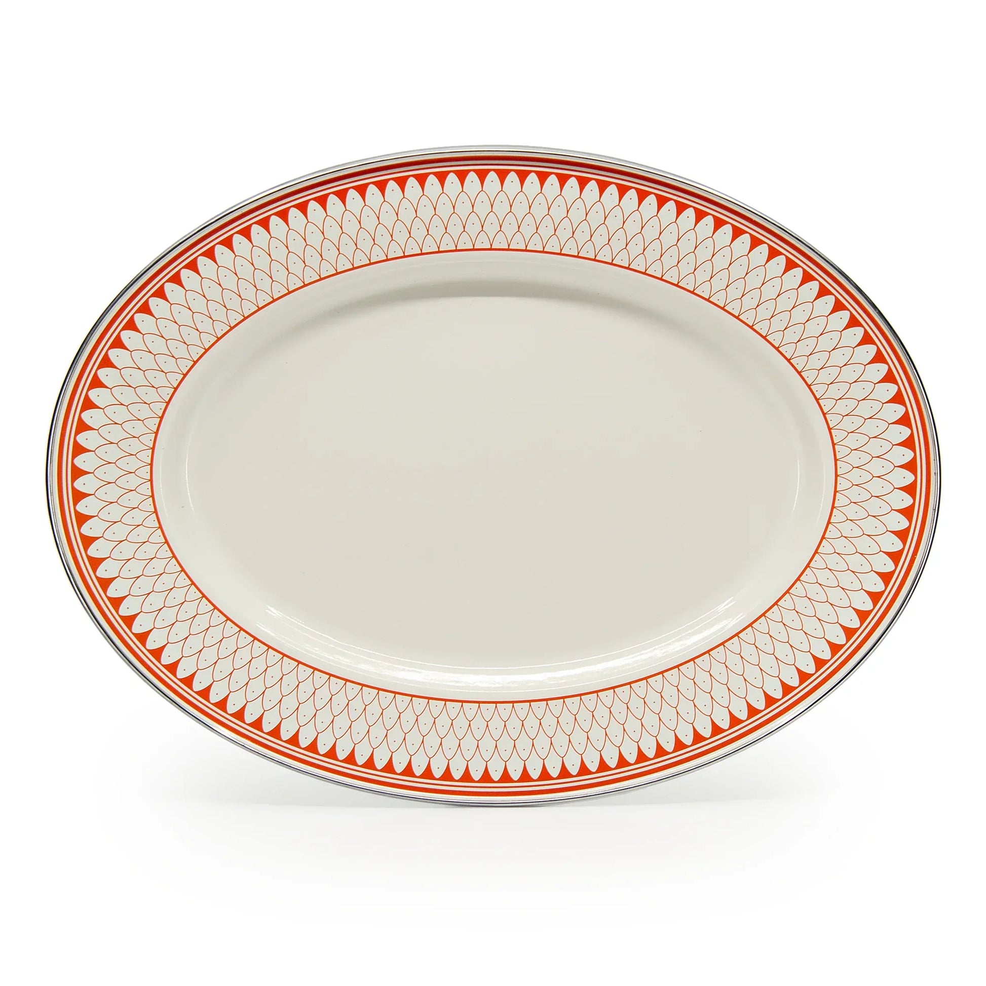 {{ variant.sku }} - Siena Sevilla Oval Platter - Golden Rabbit Enamelware