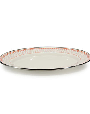 {{ variant.sku }} - Siena Sevilla Oval Platter - Golden Rabbit Enamelware