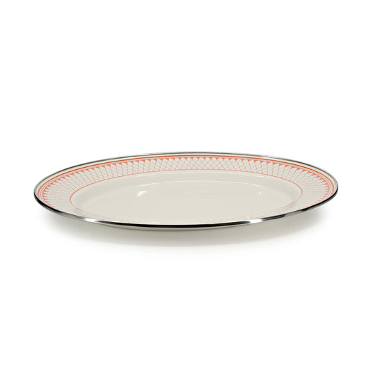 {{ variant.sku }} - Siena Sevilla Oval Platter - Golden Rabbit Enamelware