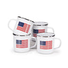 US Flag 12 oz Mugs - Set of 4