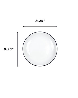 Vintage Coupe Salad Plates, Set of 4