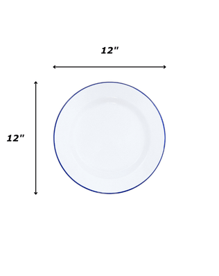 Vintage Buffet Plates, Set of 4