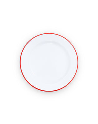 Vintage Flat Salad Plates, Set of 4