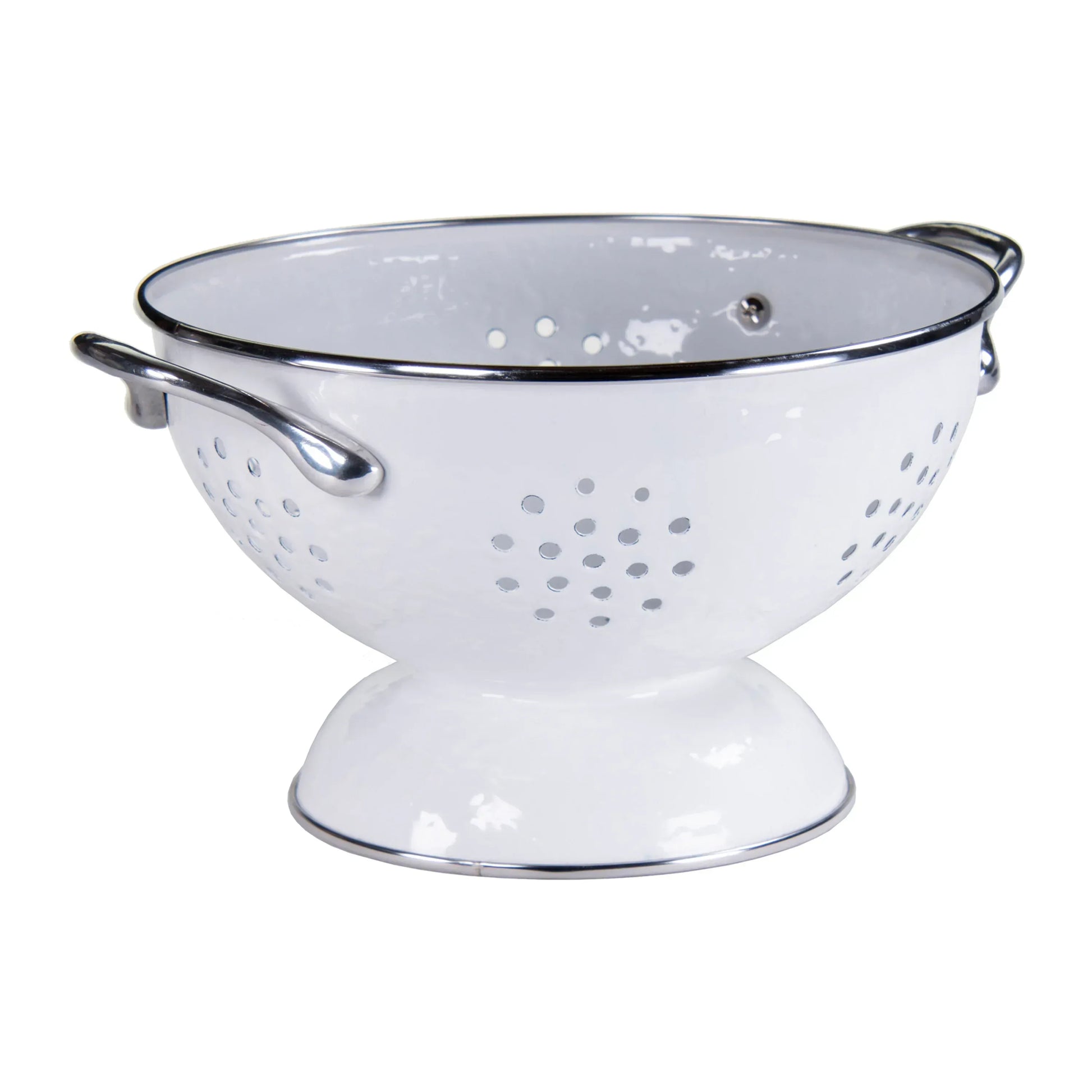 WWCOLS - White Solid Set Of Colanders - Golden Rabbit Enamelware