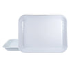 Solid White Quarter Sheets - Set of 2
