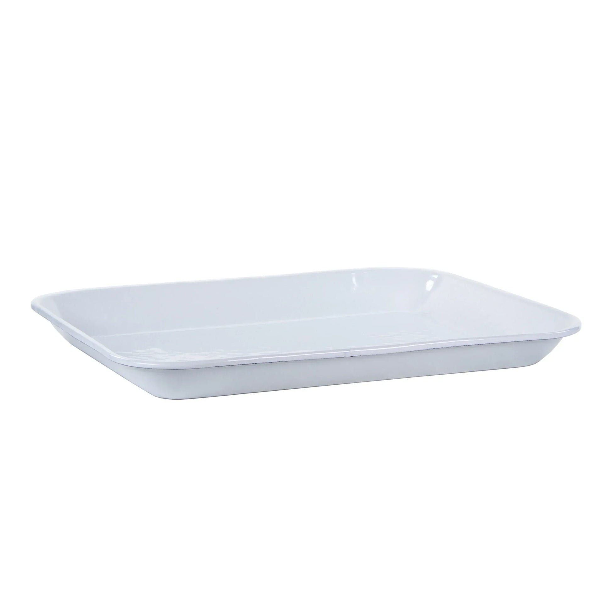 WW58S2 - Set of 2 Solid White Quarter Sheets - Golden Rabbit Enamelware