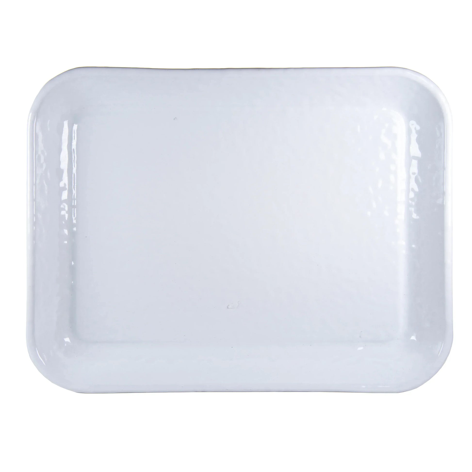 WW58S2 - Set of 2 Solid White Quarter Sheets - Golden Rabbit Enamelware
