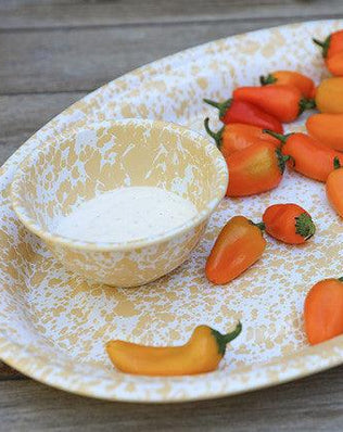 Splatter Oval Platter