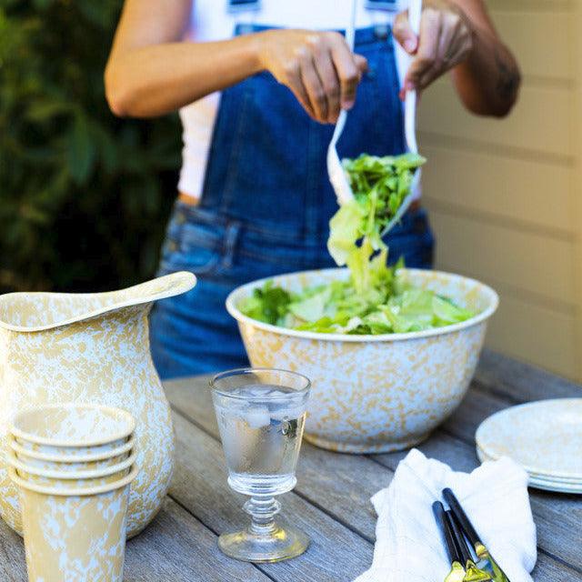 Splatter Large Salad Bowl