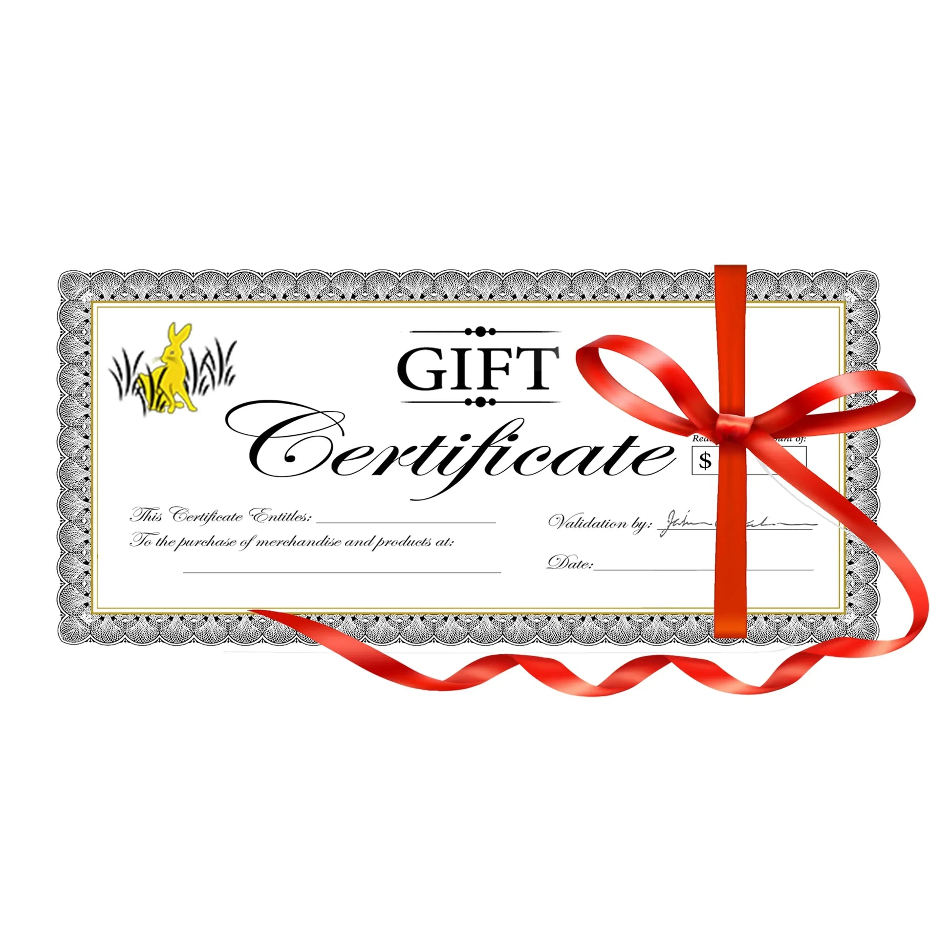 Gift50 - $50 Gift Certificate - Golden Rabbit Enamelware