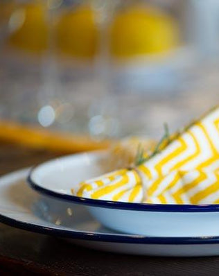 Vintage Raised Salad Plates, Set of 4