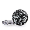 Black Swirl Appetizer Plates - Set of 4