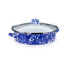 Cobalt Swirl Large Saute Pan
