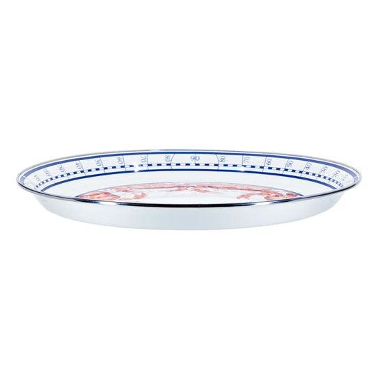 CR01 - Crab House Large Tray - Golden Rabbit Enamelware