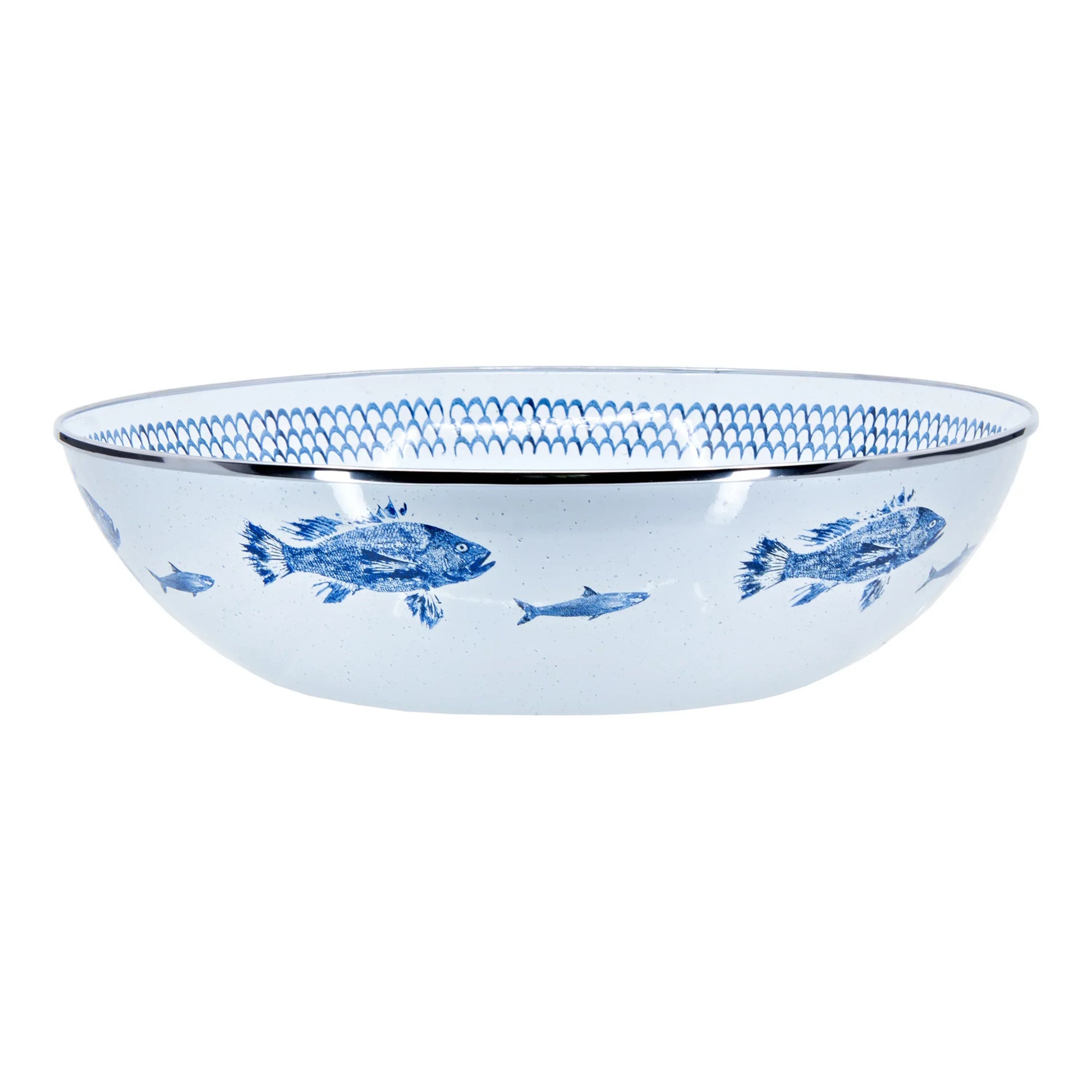 FC18 - Fish Camp Large Tray - Golden Rabbit Enamelware