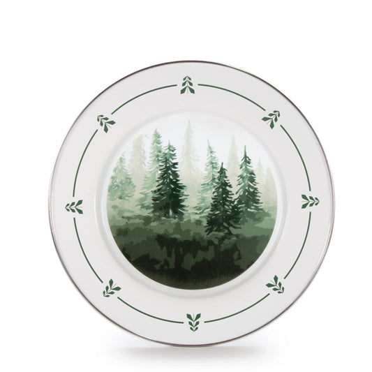 FT07S4 - Forest Glen Dinner Plates - Set of 4 - Golden Rabbit Enamelware