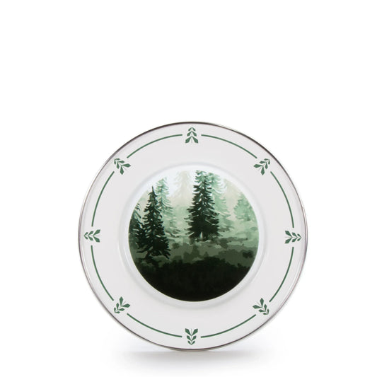 FT11S4 - Forest Glen Sandwich Plates - Set 0f 4 - Golden Rabbit Enamelware