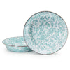 Sea Glass Swirl Pie Plate