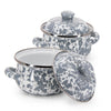 Grey Swirl Petite Tureens - Set of 2