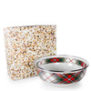 Highland Plaid Popcorn Bowl Gift
