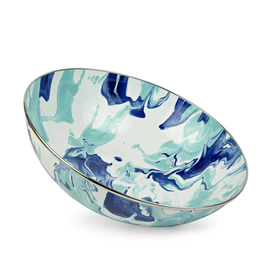 LG18 - Lagoon Catering Bowl - Golden Rabbit Enamelware