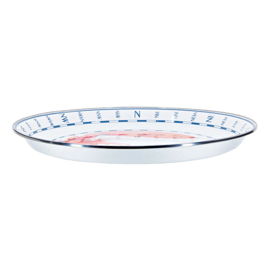 LS01 - Lobster Large Tray - Golden Rabbit Enamelware