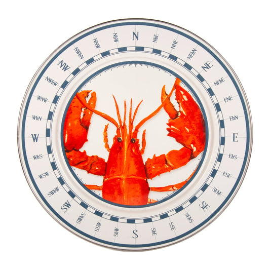 LS26S2 - Lobster Chargers - Set of 2 - Golden Rabbit Enamelware