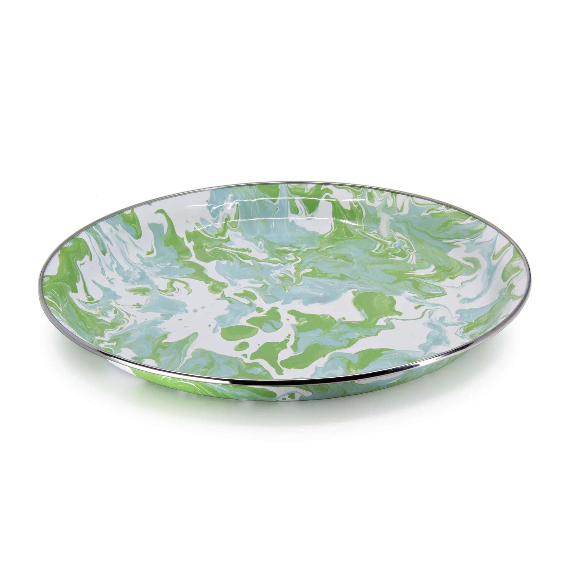 MM01 - Modern Monet Large Tray - Golden Rabbit Enamelware