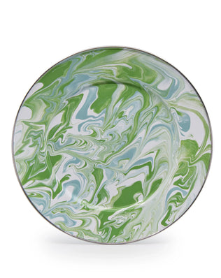 MM07S4 - Modern Monet Dinner Plates - Set of 4 - Golden Rabbit Enamelware