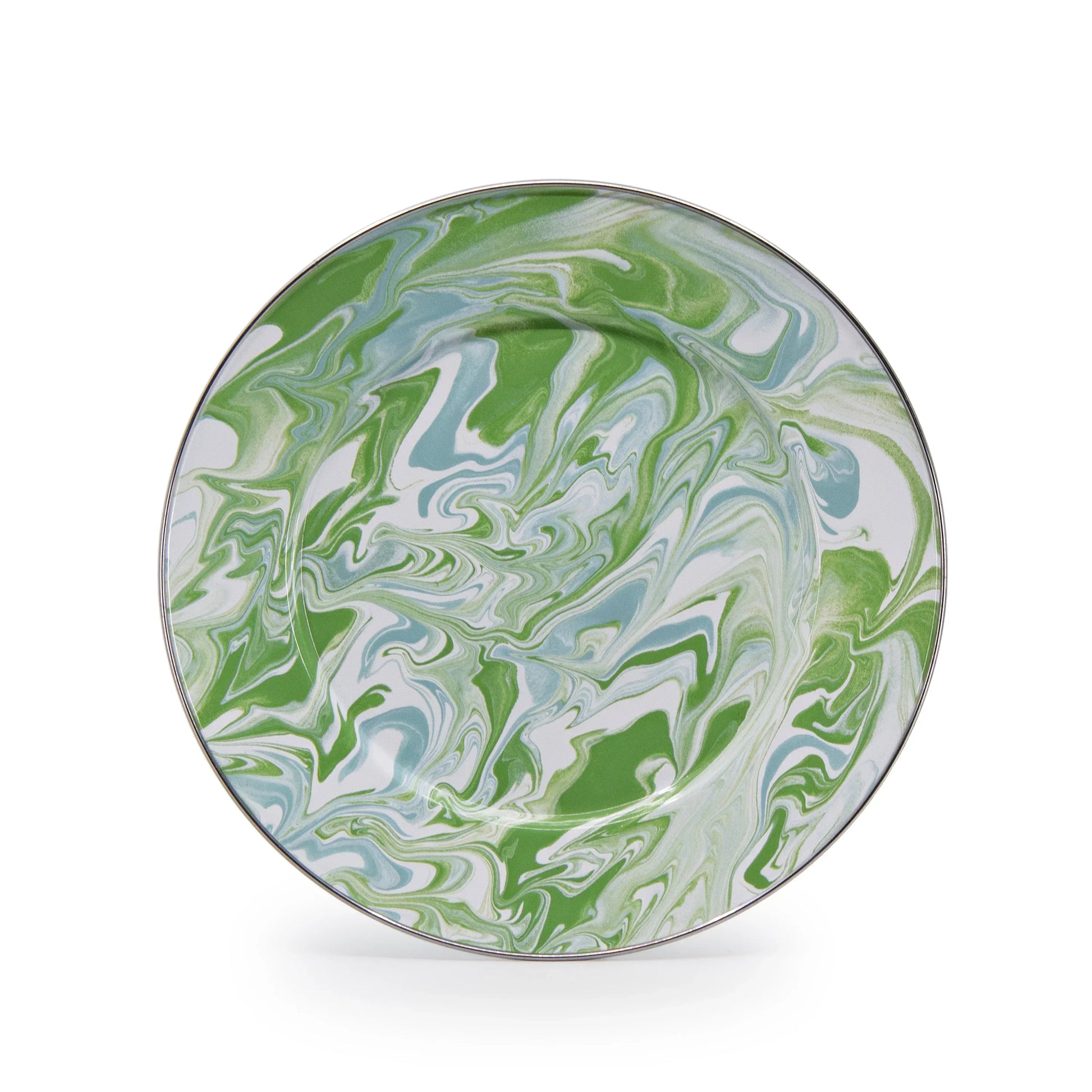 MM07S4 - Modern Monet Dinner Plates - Set of 4 - Golden Rabbit Enamelware