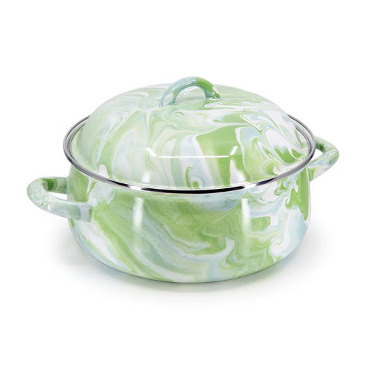 MM31 - Modern Monet Dutch Oven - Golden Rabbit Enamelware