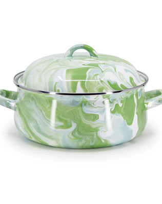 MM31 - Modern Monet Dutch Oven - Golden Rabbit Enamelware